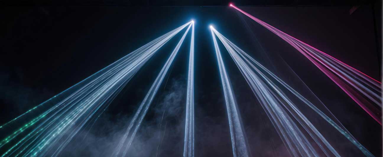 Meine Show-Lasergeräte zaubern eine besonderes Atmosphäre!